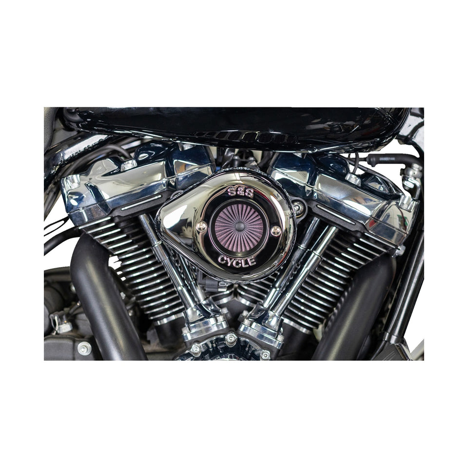 S&S CYCLE - AIR STINGER STEALTH AIR CLEANER KIT - CHROME