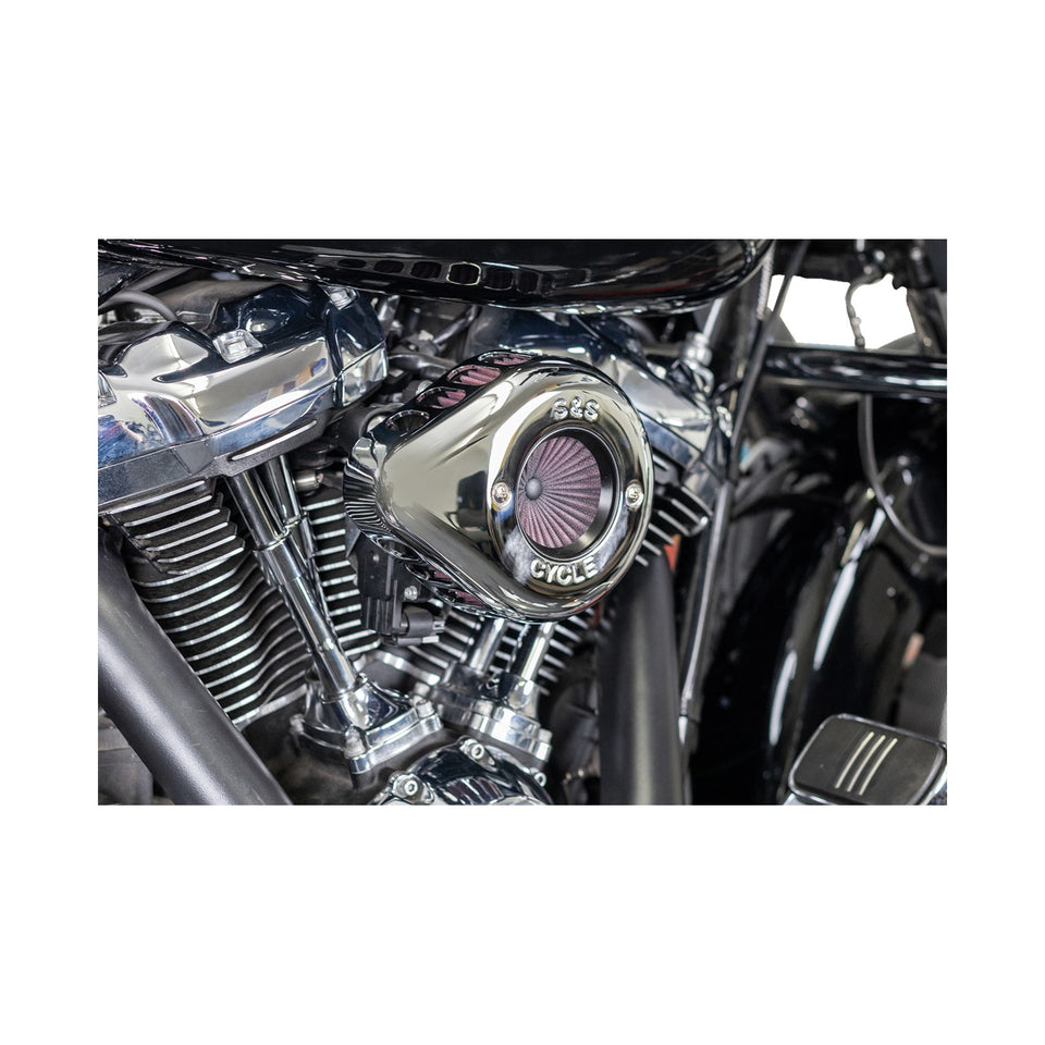 S&S CYCLE - AIR STINGER STEALTH AIR CLEANER KIT - CHROME