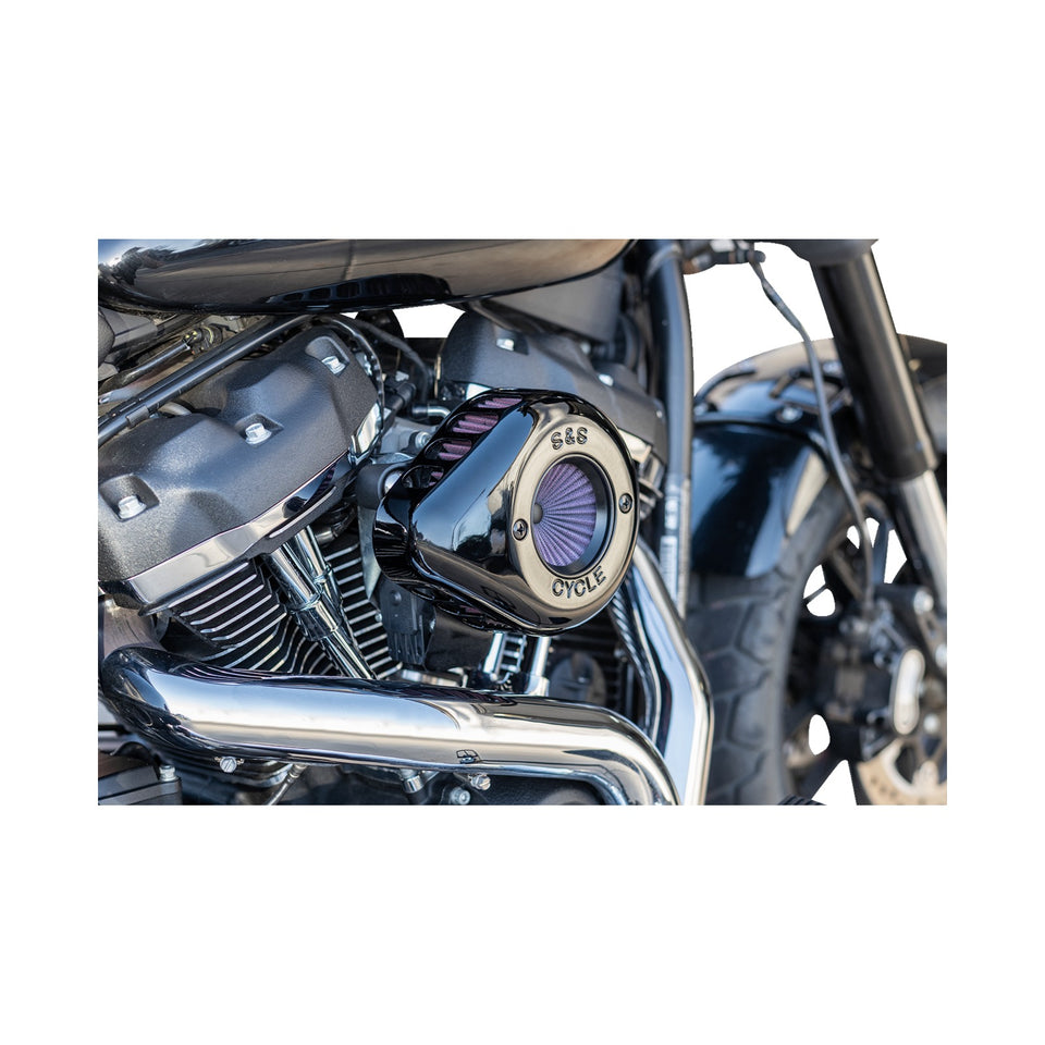 S&S CYCLE - AIR STINGER STEALTH AIR CLEANER KIT - BLACK
