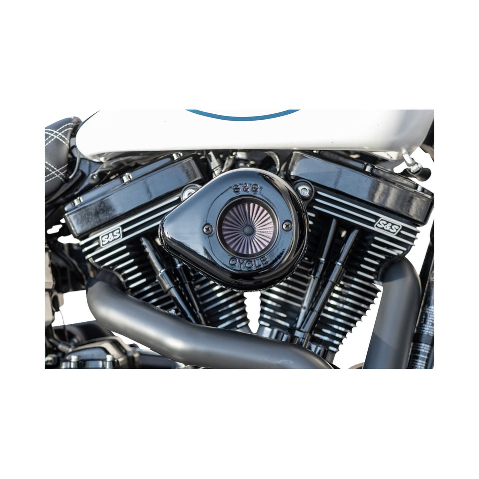 S&S CYCLE - AIR STINGER STEALTH AIR CLEANER KIT - BLACK