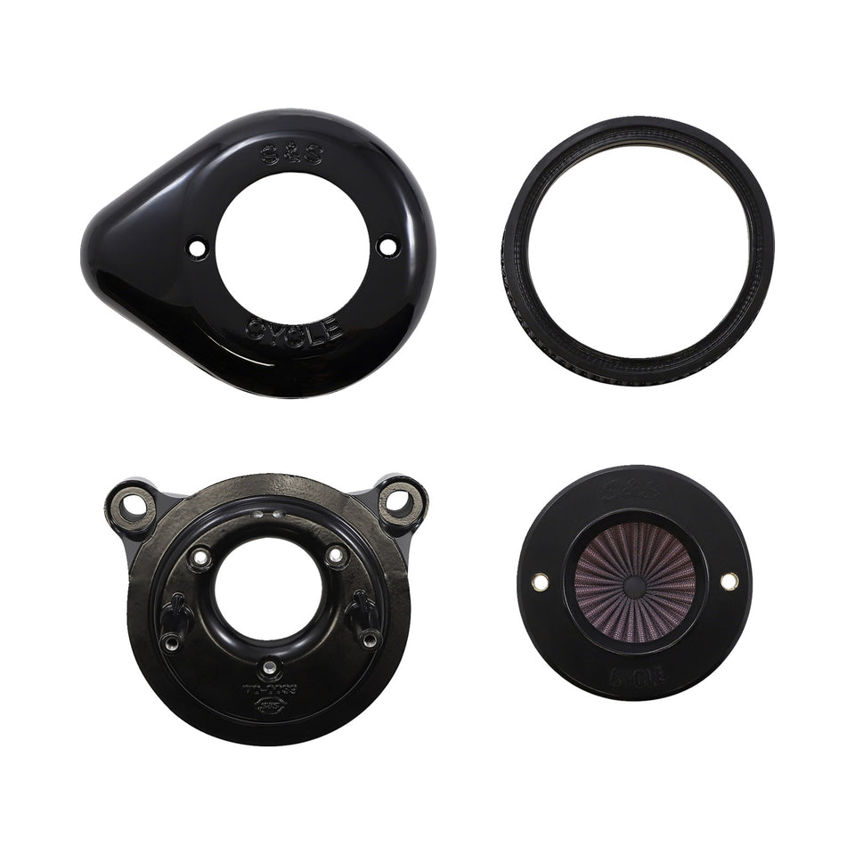 S&S CYCLE - AIR STINGER STEALTH AIR CLEANER KIT - BLACK