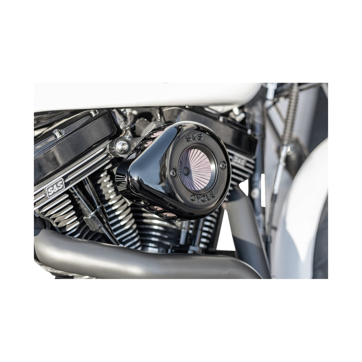 S&S CYCLE - AIR STINGER STEALTH AIR CLEANER KIT - BLACK