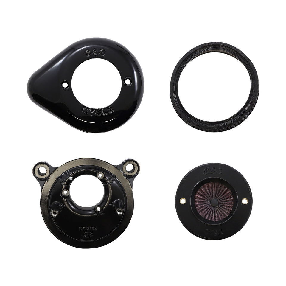 S&S CYCLE - AIR STINGER STEALTH AIR CLEANER KIT - BLACK