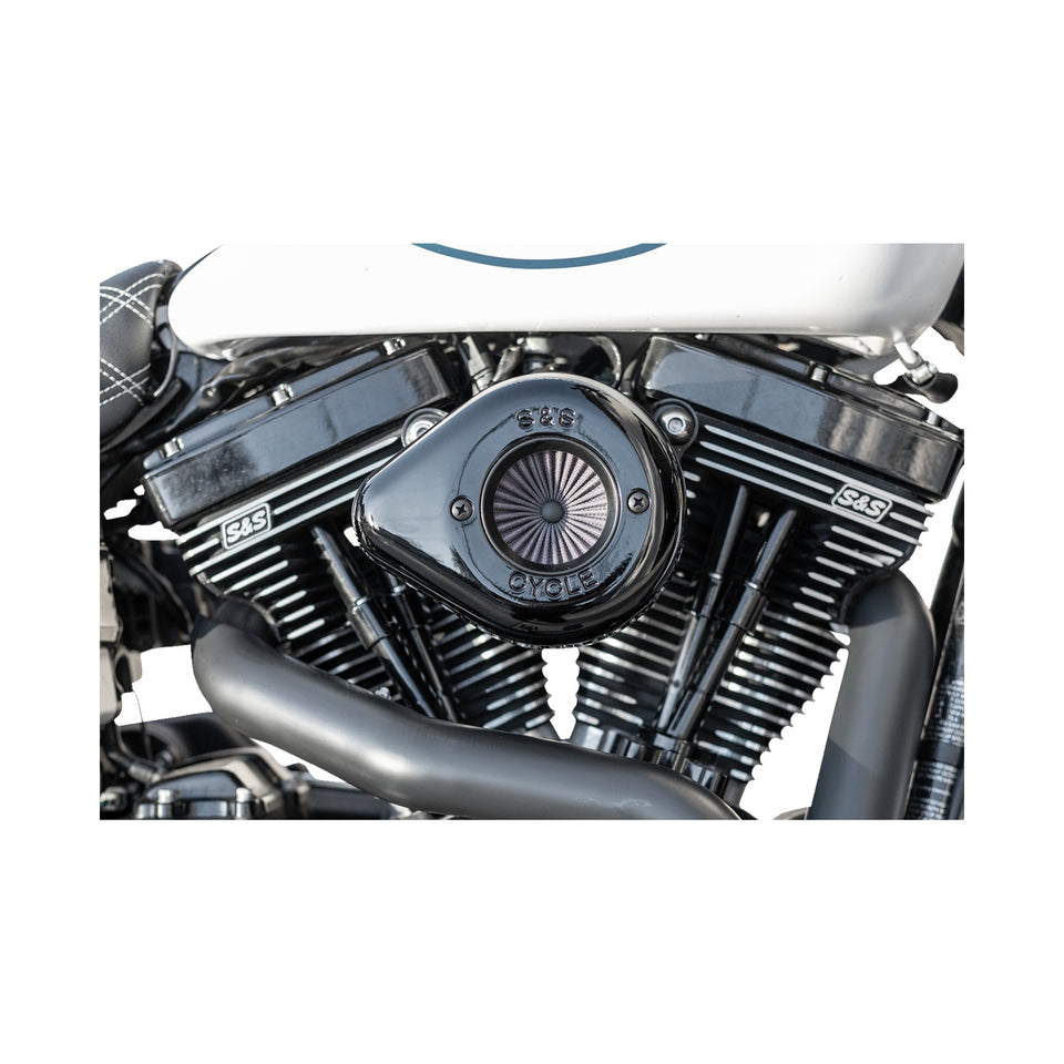 S&S CYCLE - AIR STINGER STEALTH AIR CLEANER KIT - BLACK