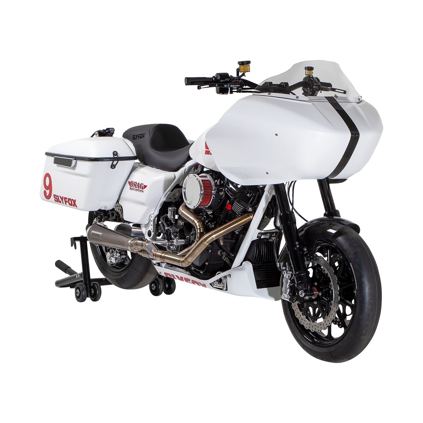 FEULING PARTS - BA RACE SERIES AIR CLEANER KIT - CHROME - RED FILTER