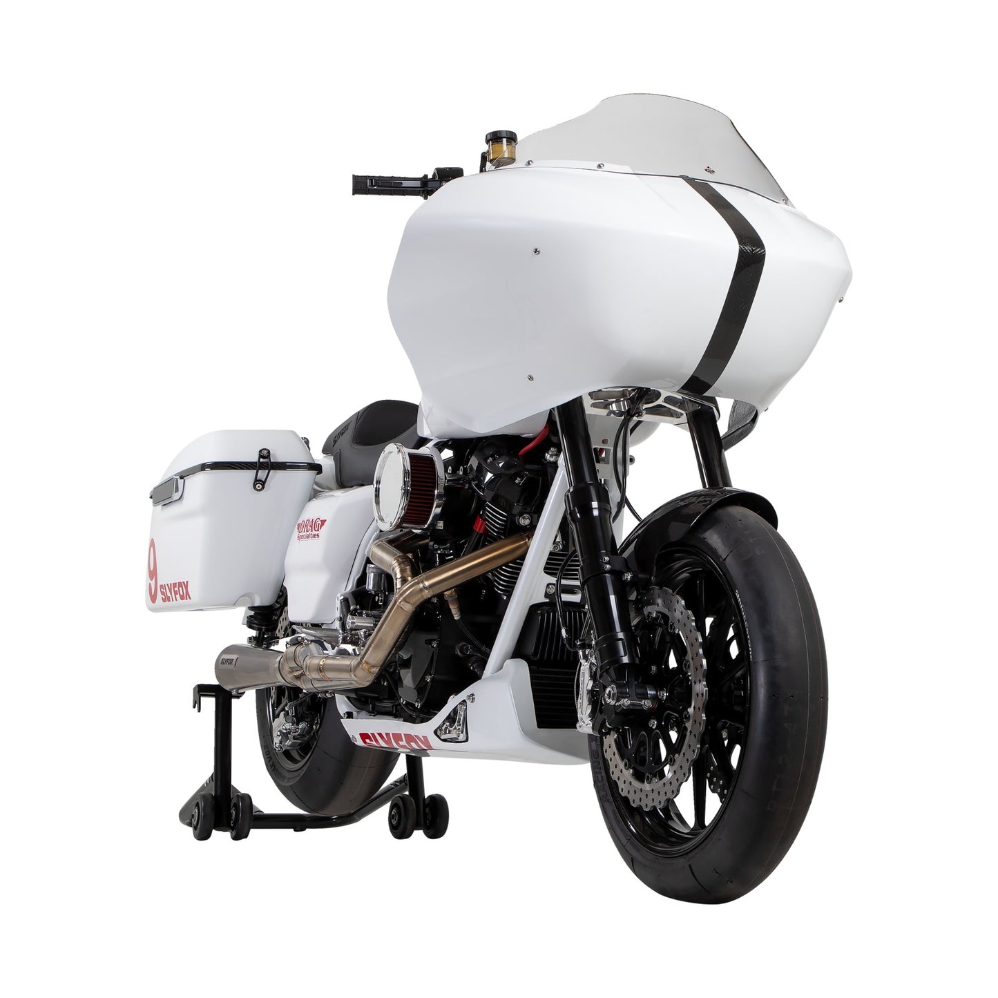 FEULING PARTS - BA RACE SERIES AIR CLEANER KIT - CHROME - RED FILTER