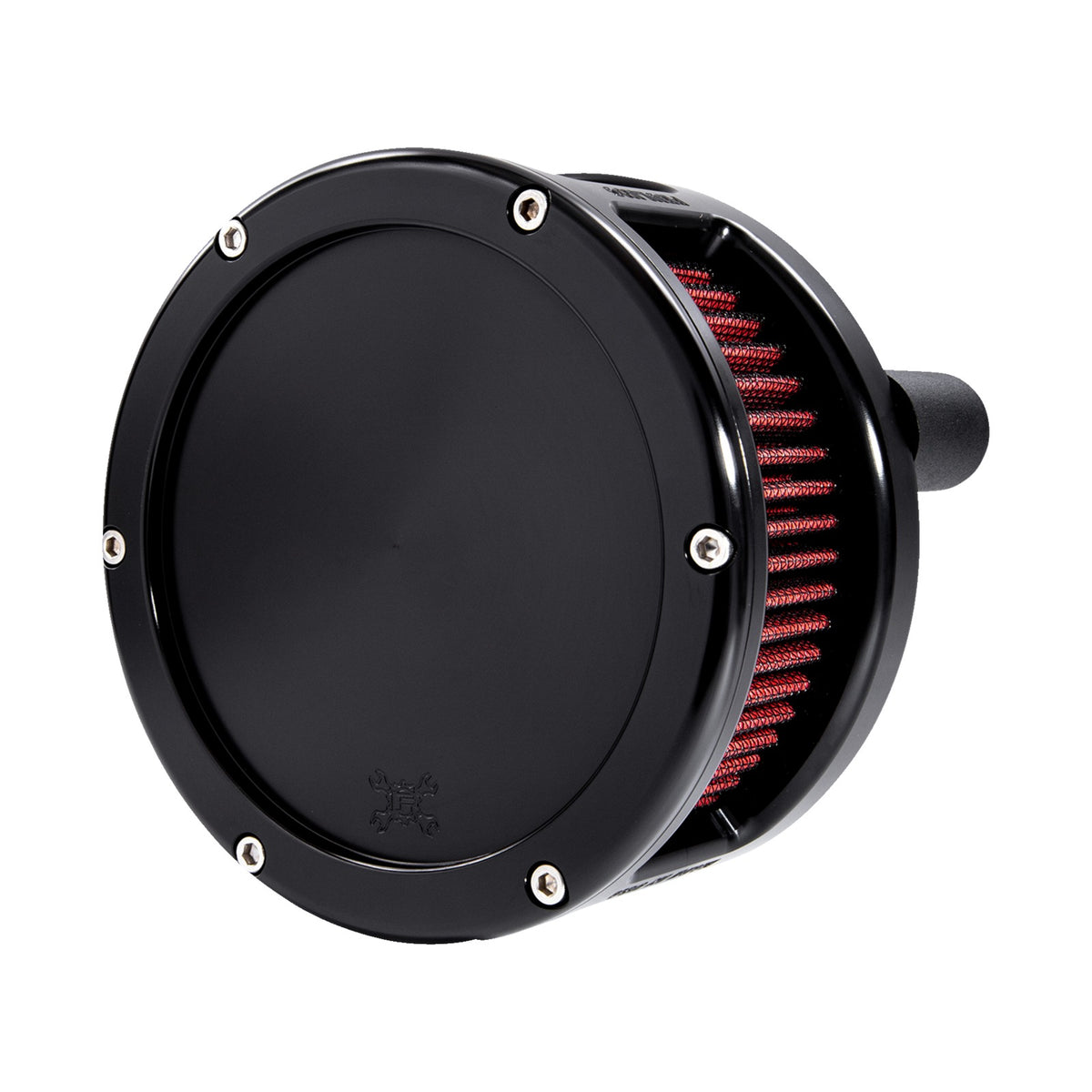 FEULING PARTS - BA SERIES AIR CLEANER KIT - BLACK ANODIZED - RED FILTER