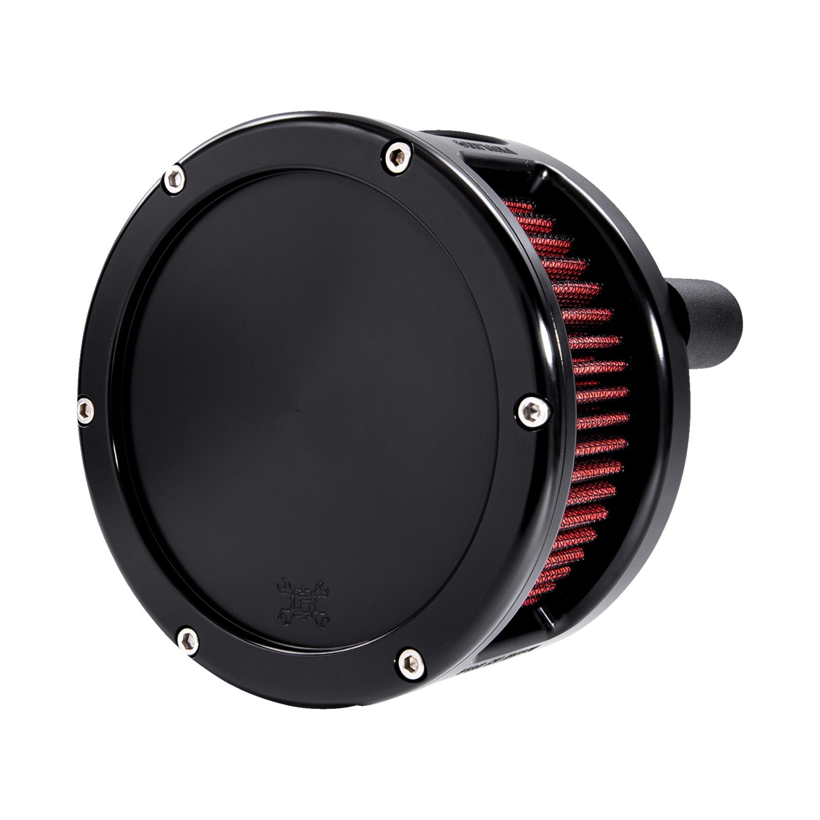 FEULING PARTS - BA SERIES AIR CLEANER KIT - BLACK ANODIZED - RED FILTER