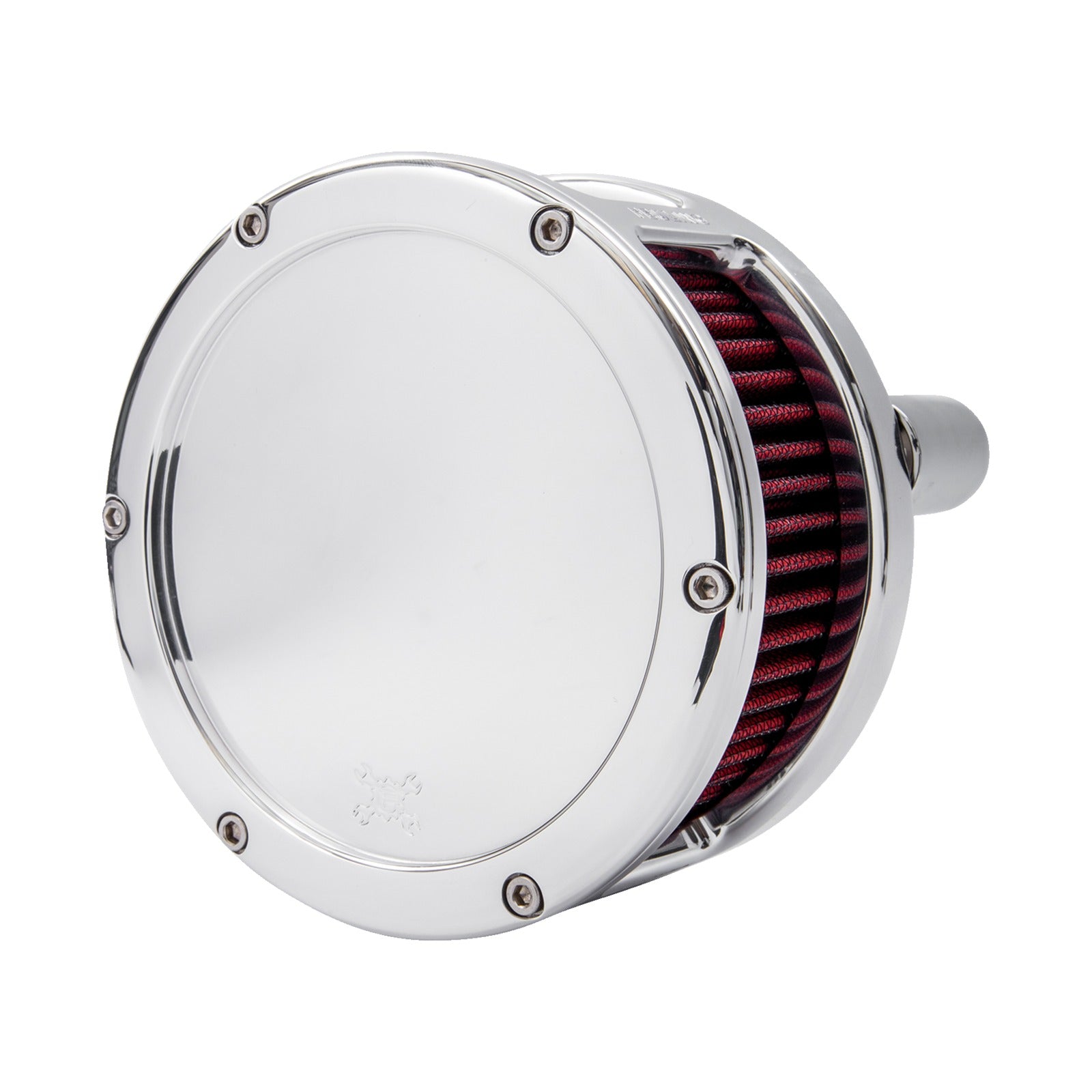 FEULING PARTS - BA SERIES AIR CLEANER KIT - CHROME - RED FILTER