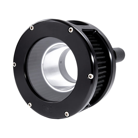 FEULING PARTS - BA SERIES AIR CLEANER KIT - BLACK ANODIZED - BLACK FILTER