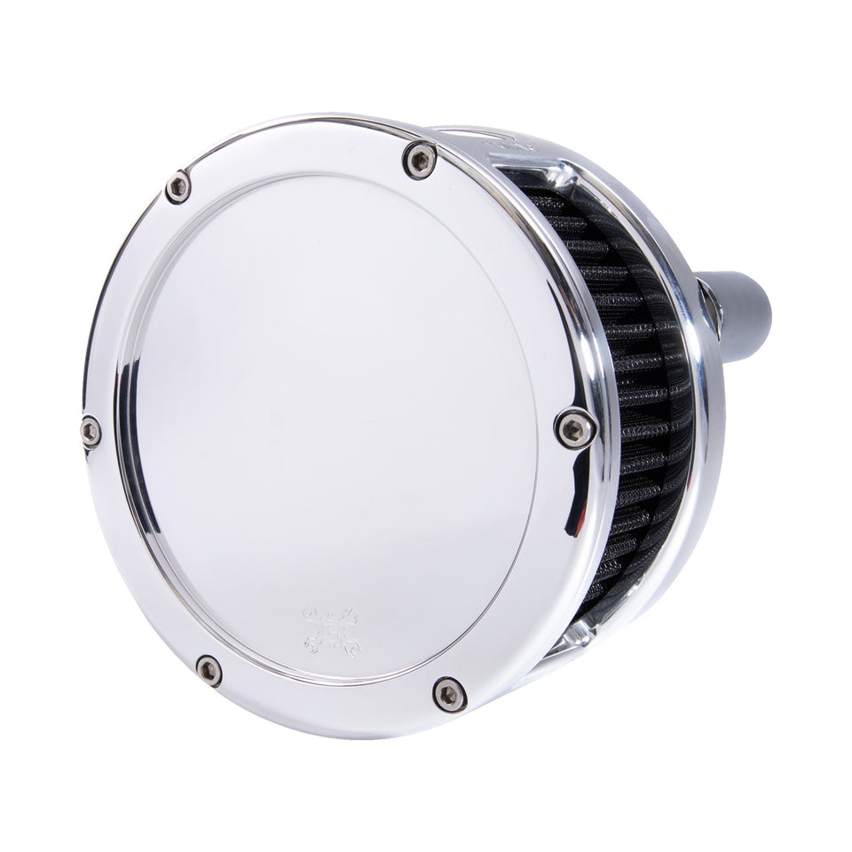 FEULING PARTS - BA SERIES AIR CLEANER KIT - CHROME - BLACK FILTER
