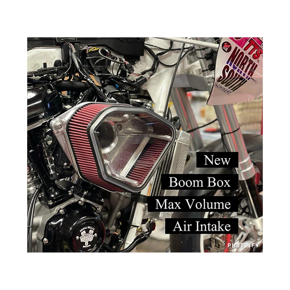 ALLOY ART - BOOM BOX AIR CLEANER KIT - CLEAR COVER