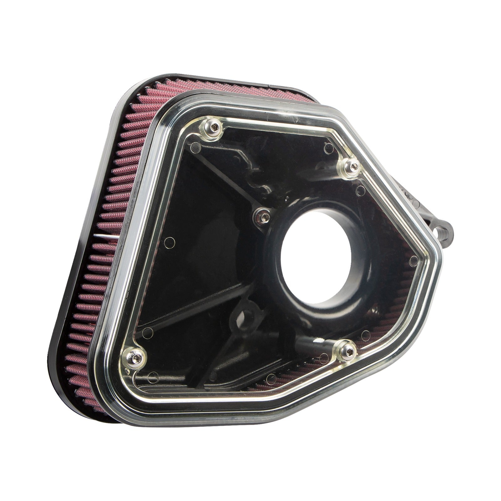 ALLOY ART - BOOM BOX AIR CLEANER KIT - BLACK COVER