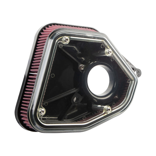 ALLOY ART - BOOM BOX AIR CLEANER KIT - BLACK COVER