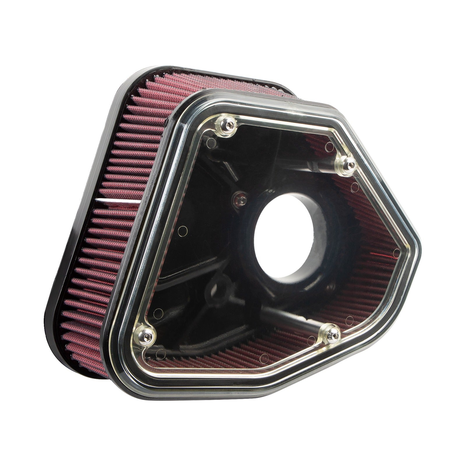 ALLOY ART - BOOM BOX AIR CLEANER KIT - BLACK COVER