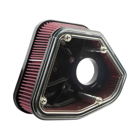 ALLOY ART - BOOM BOX AIR CLEANER KIT - BLACK COVER