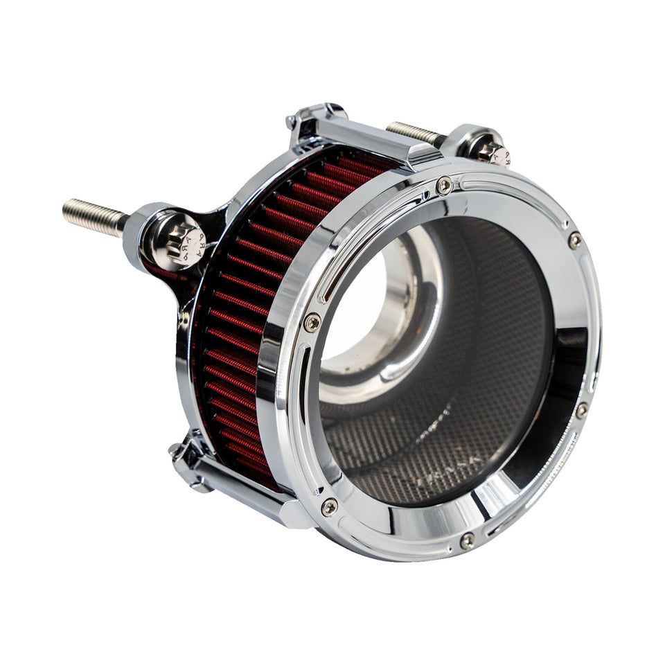 TRASK - ASSAULT CHARGE HIGH-FLOW AIR CLEANER KIT - CHROME