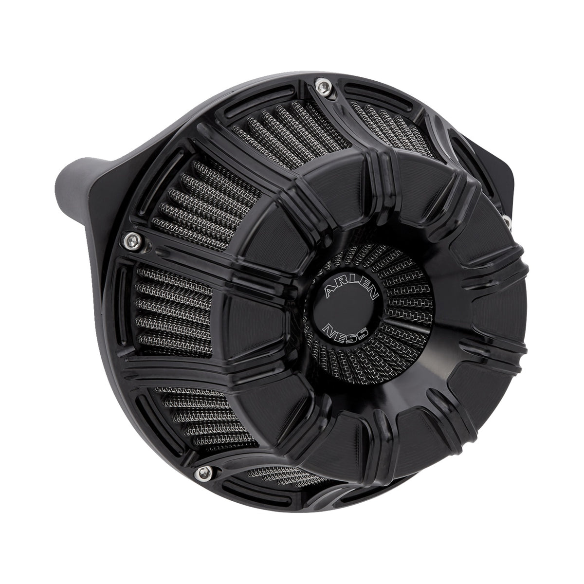 ARLEN NESS - INVERTED SERIES AIR CLEANER KIT - 10-GAUGE - ALL BLACK