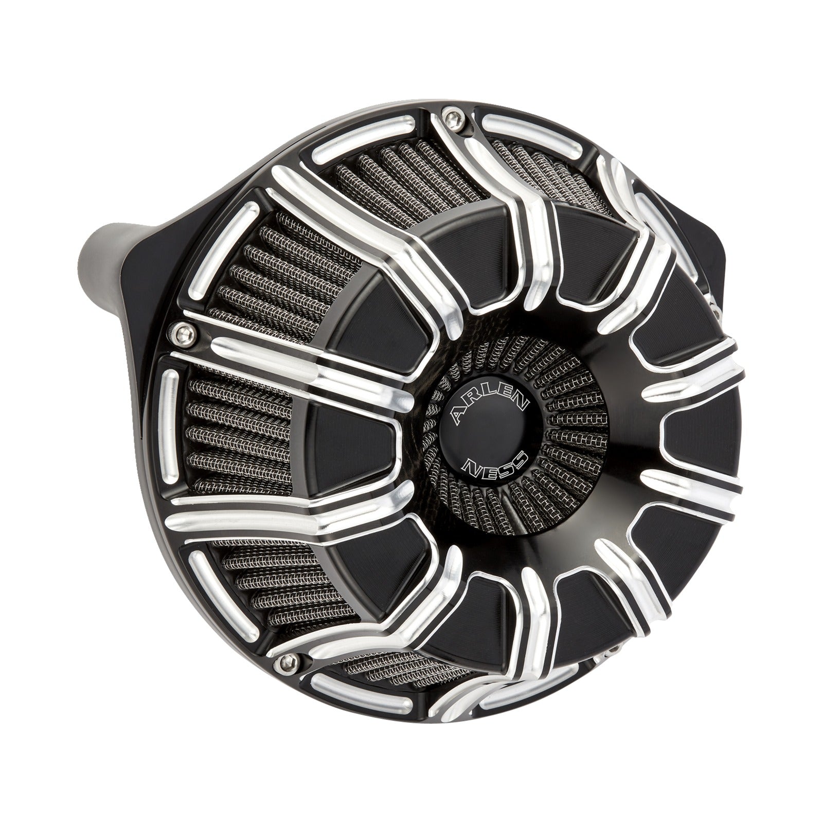 ARLEN NESS - INVERTED SERIES AIR CLEANER KIT - 10-GAUGE - BLACK