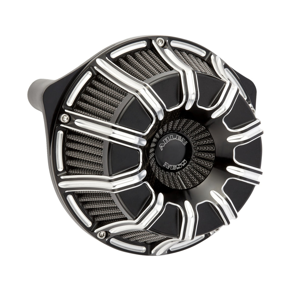 ARLEN NESS - INVERTED SERIES AIR CLEANER KIT - 10-GAUGE - BLACK