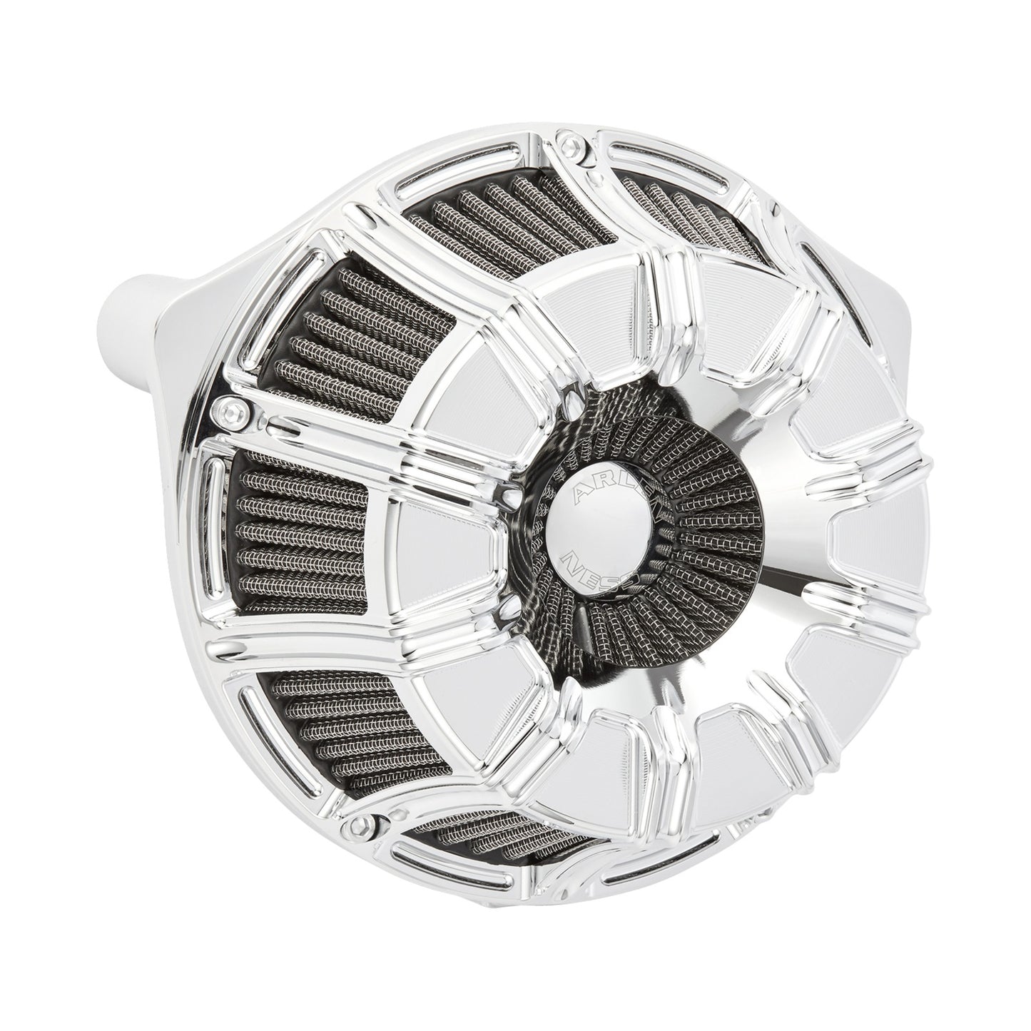 ARLEN NESS - INVERTED SERIES AIR CLEANER KIT - 10-GAUGE - CHROME