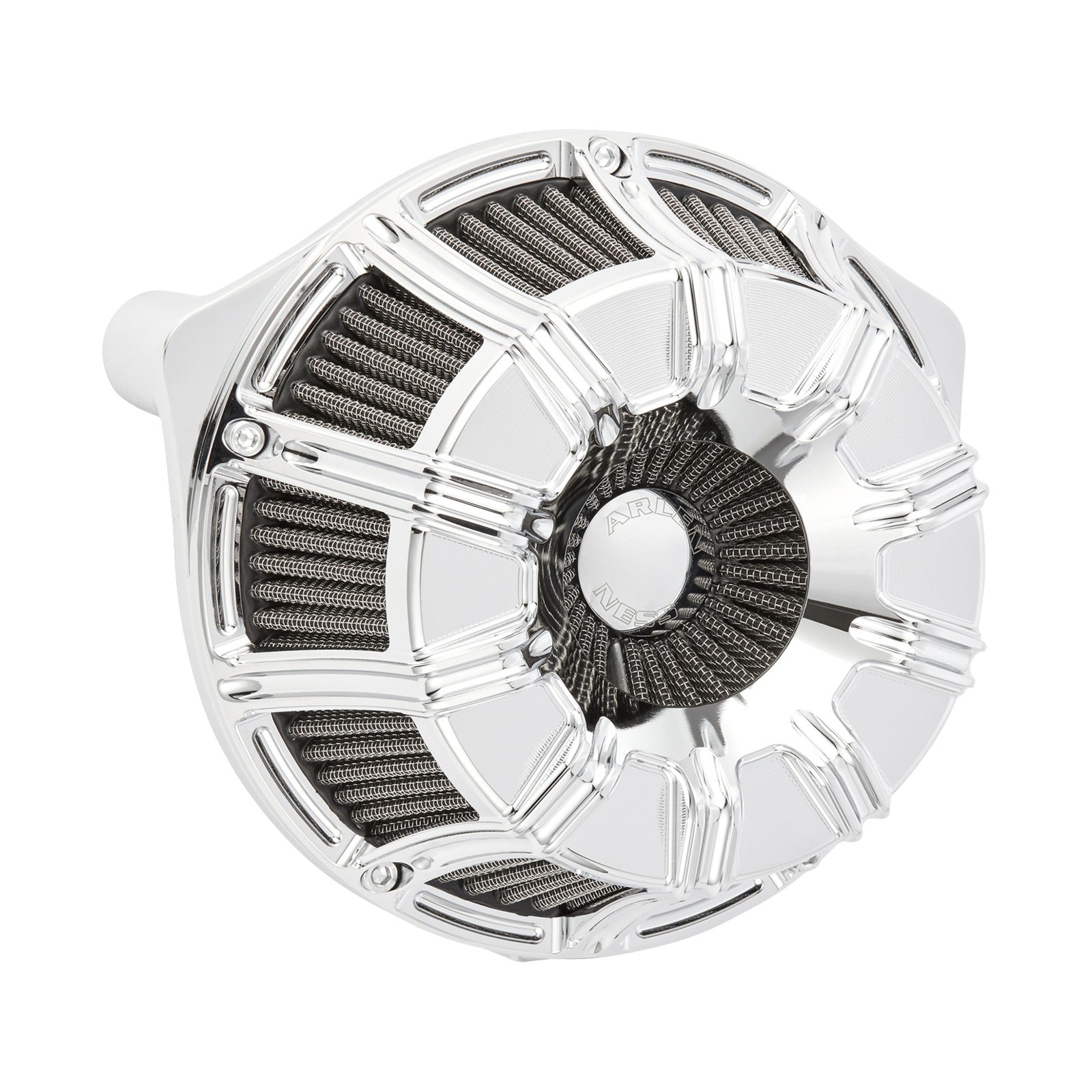 ARLEN NESS - INVERTED SERIES AIR CLEANER KIT - 10-GAUGE - CHROME