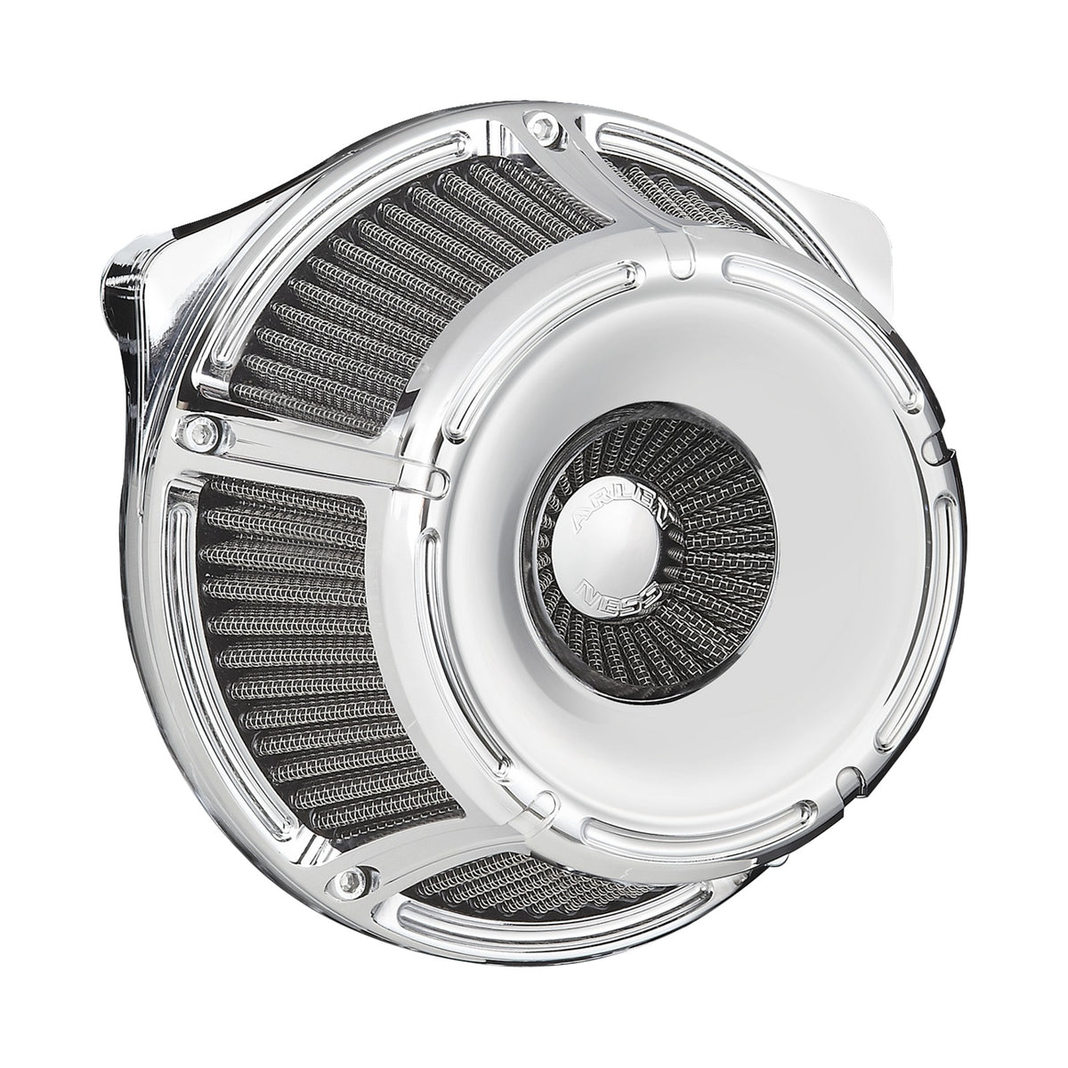 ARLEN NESS - INVERTED SERIES AIR CLEANER KIT - SLOT TRACK - CHROME