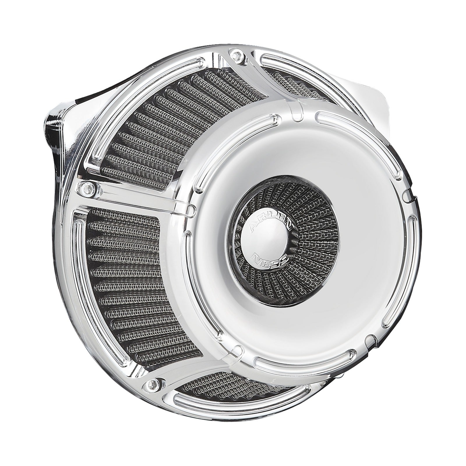 ARLEN NESS - INVERTED SERIES AIR CLEANER KIT - SLOT TRACK - CHROME