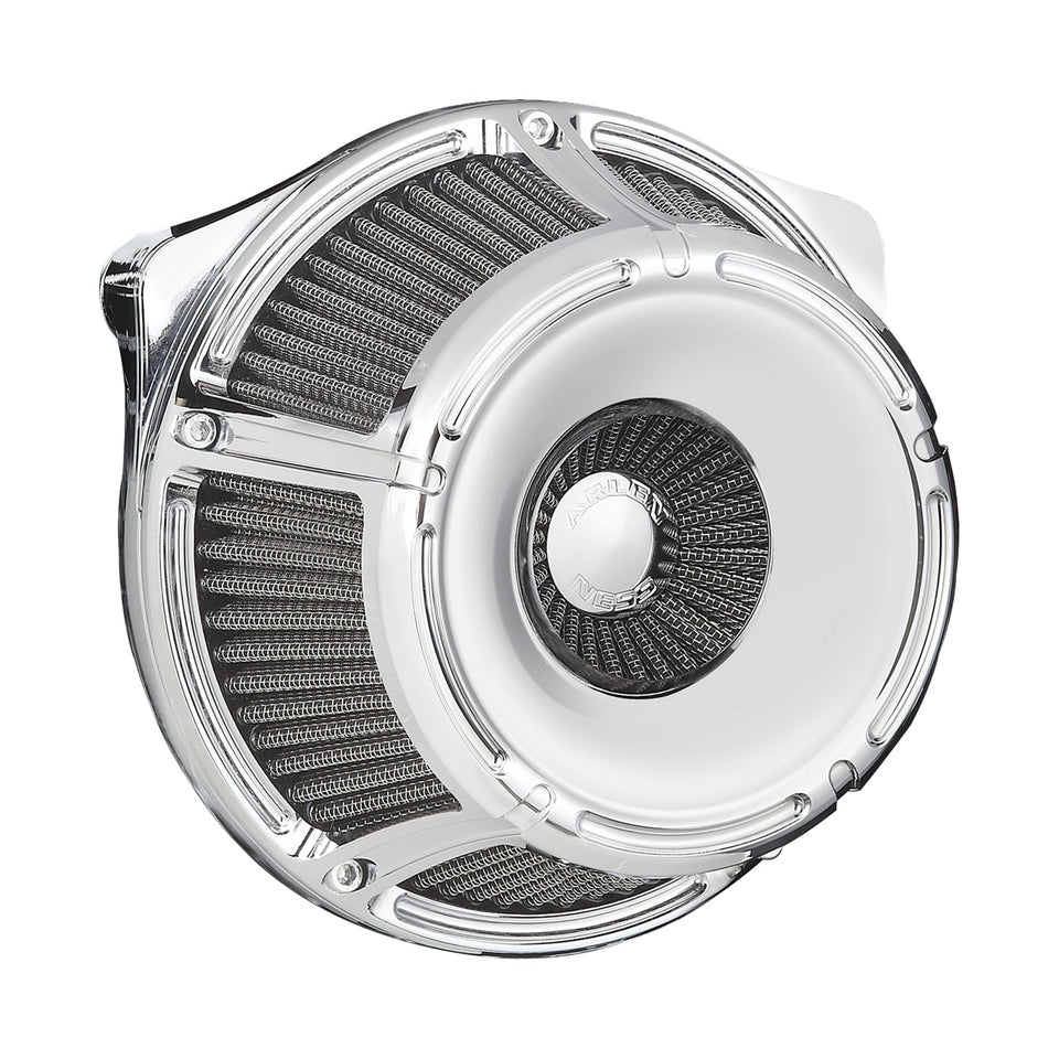 ARLEN NESS - INVERTED SERIES AIR CLEANER KIT - SLOT TRACK - CHROME