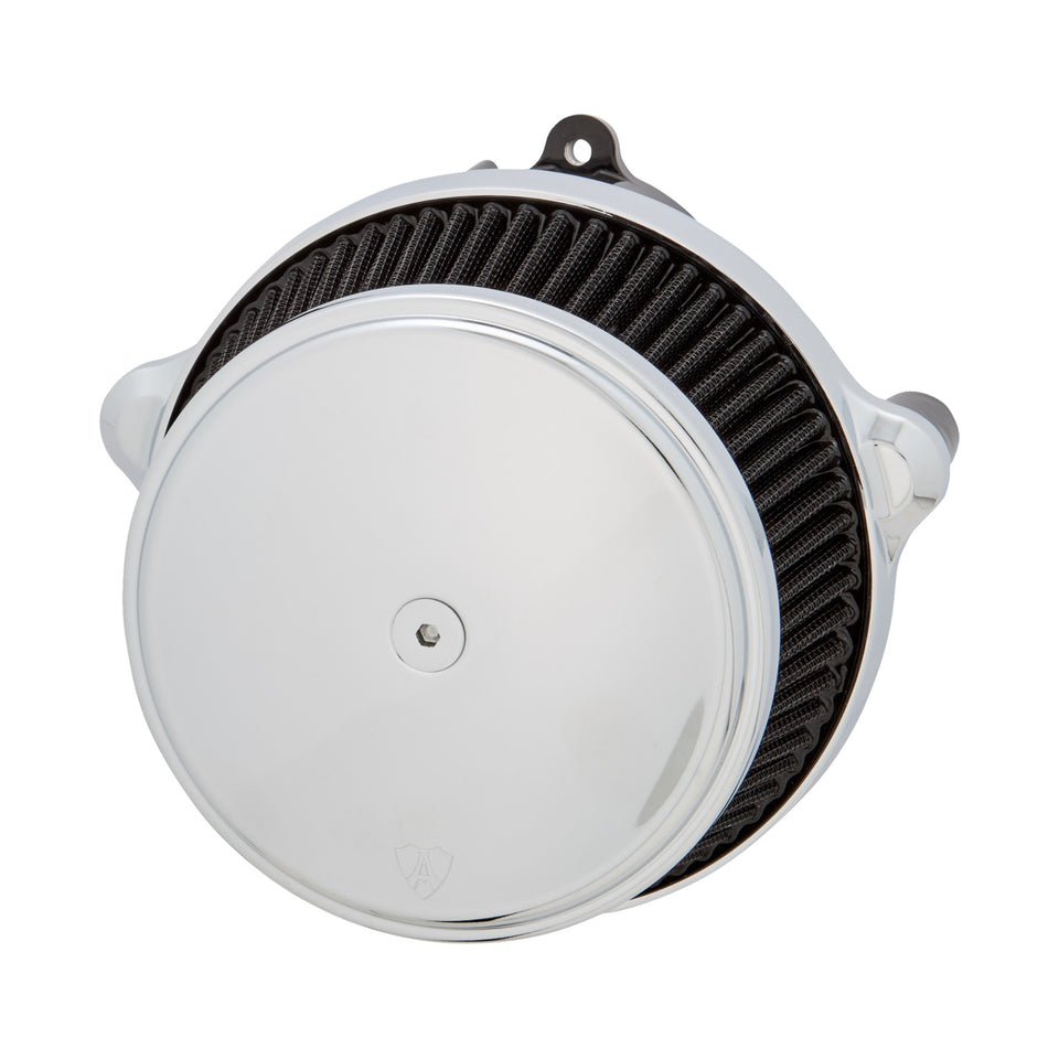 ARLEN NESS - BIG SUCKER(TM) STAGE 1 AIR CLEANER KIT WITH COVER - SMOOTH - CHROME