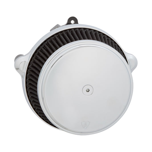 ARLEN NESS - BIG SUCKER(TM) STAGE 1 AIR CLEANER KIT WITH COVER - SMOOTH - CHROME