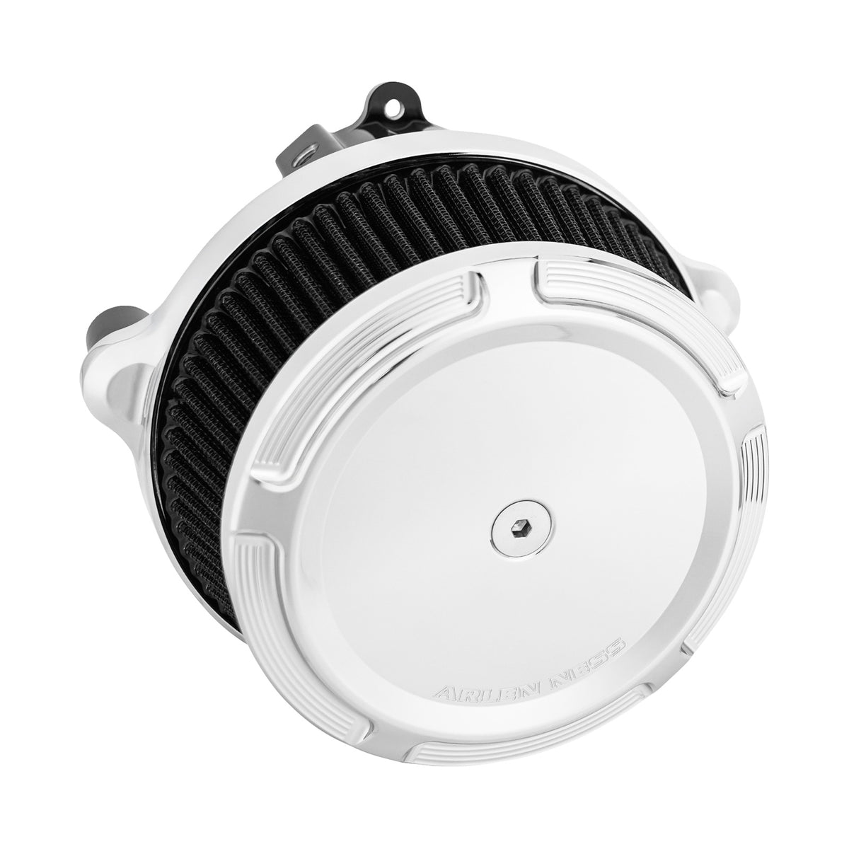 ARLEN NESS - BIG SUCKER(TM) STAGE 1 AIR CLEANER KIT WITH COVER - BEVELED - CHROME