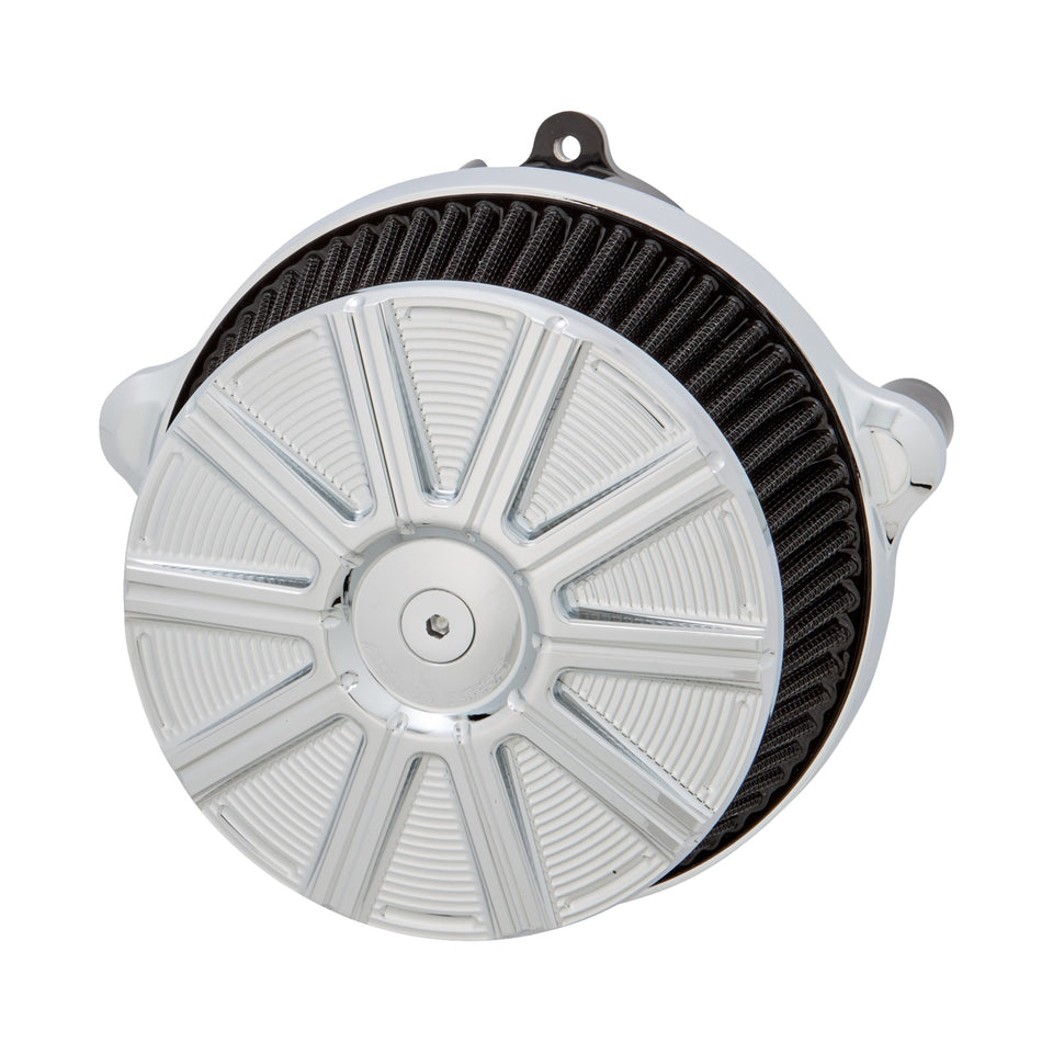 ARLEN NESS - BIG SUCKER(TM) STAGE 1 AIR CLEANER KIT WITH COVER - 10 GAUGE - CHROME