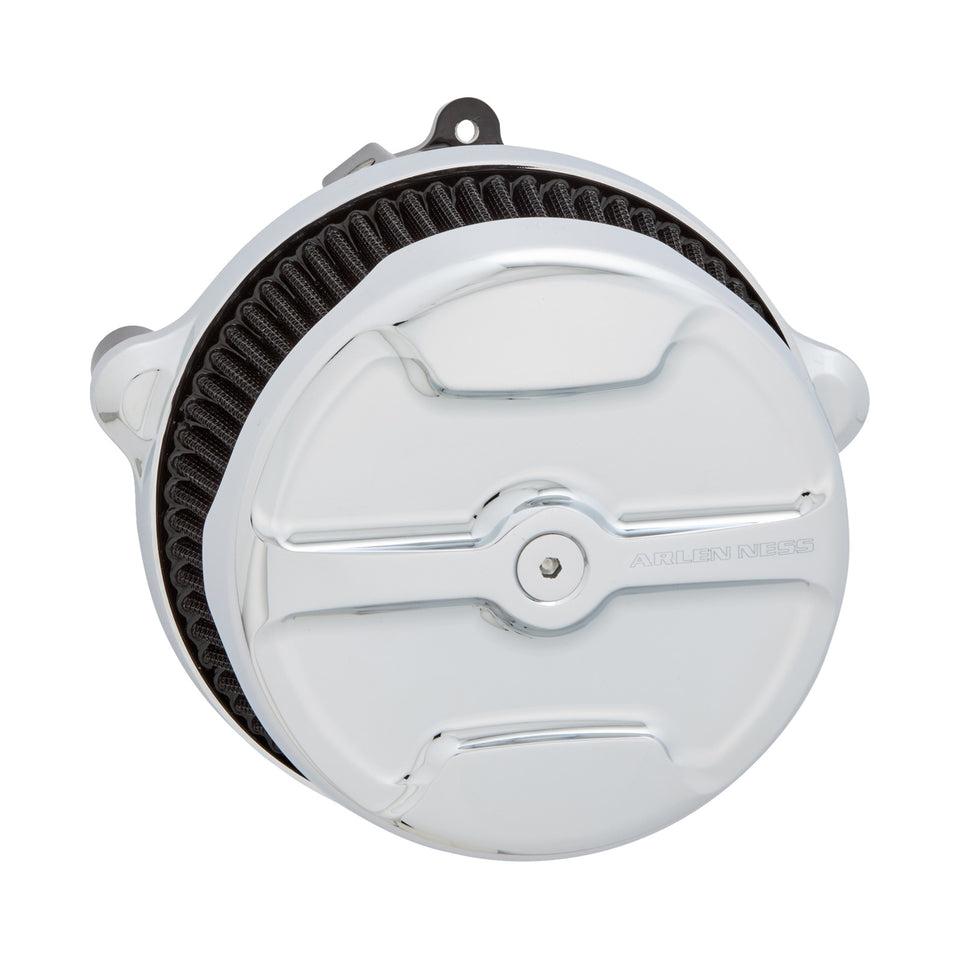 ARLEN NESS - BIG SUCKER(TM) STAGE 1 AIR CLEANER KIT WITH COVER - KNUCKLE - CHROME