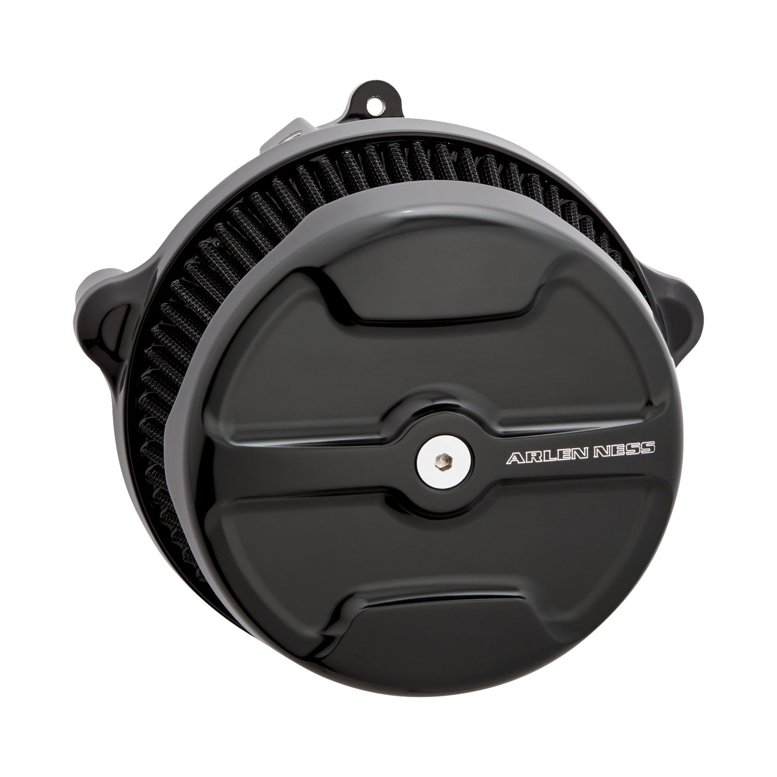 ARLEN NESS - BIG SUCKER(TM) STAGE 1 AIR CLEANER KIT WITH COVER - KNUCKLE - BLACK