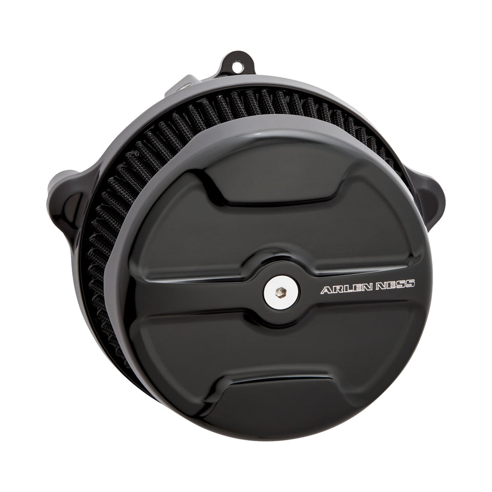 ARLEN NESS - BIG SUCKER(TM) STAGE 1 AIR CLEANER KIT WITH COVER - KNUCKLE - BLACK