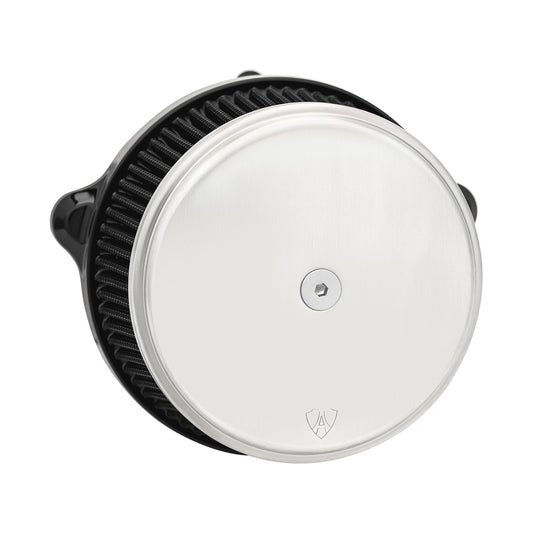 ARLEN NESS - BIG SUCKER(TM) STAGE 1 AIR CLEANER KIT WITH COVER - SMOOTH - STAINLESS STEEL
