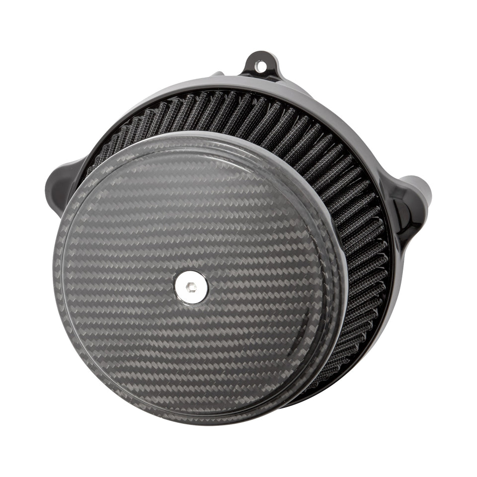 ARLEN NESS - BIG SUCKER(TM) STAGE 1 AIR CLEANER KIT WITH COVER - CARBON - BLACK