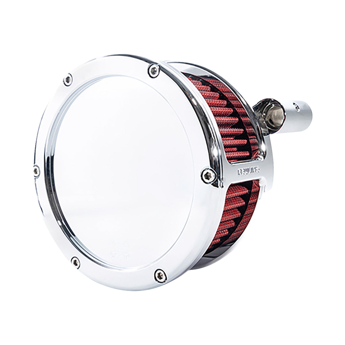 FEULING PARTS - BA AIR CLEANER KIT - CHROME WITH RED FILTER - '08-'17 DYNA/SOFTAIL/TOURING