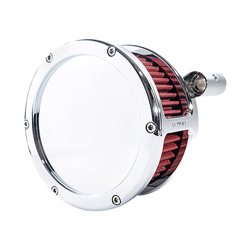 FEULING PARTS - BA AIR CLEANER KIT - CHROME WITH RED FILTER - '93-'99 EVOLUTION BIG TWIN