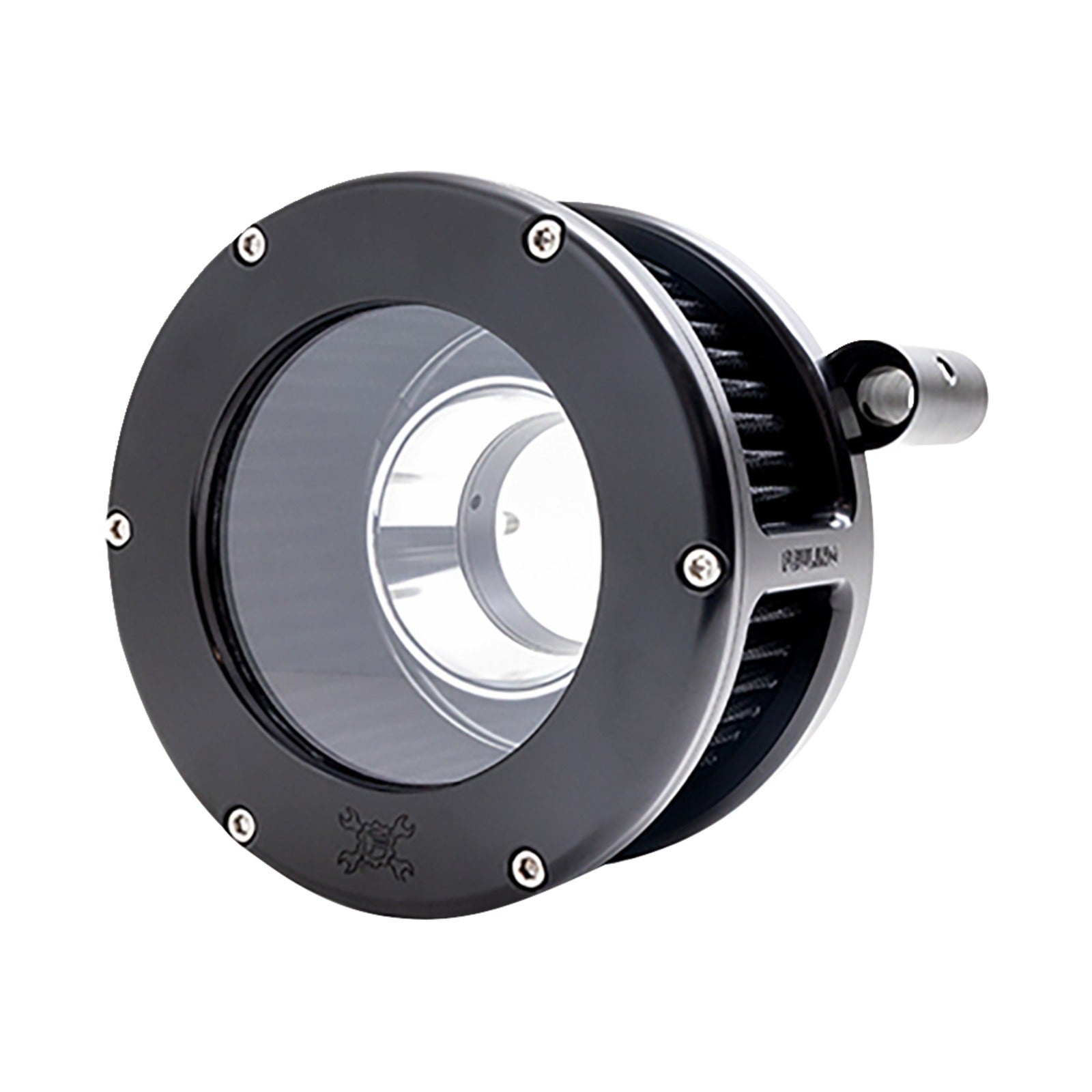FEULING PARTS - BA AIR CLEANER KIT - BLACK/CLEAR WITH BLACK FILTER - TWIN CAM