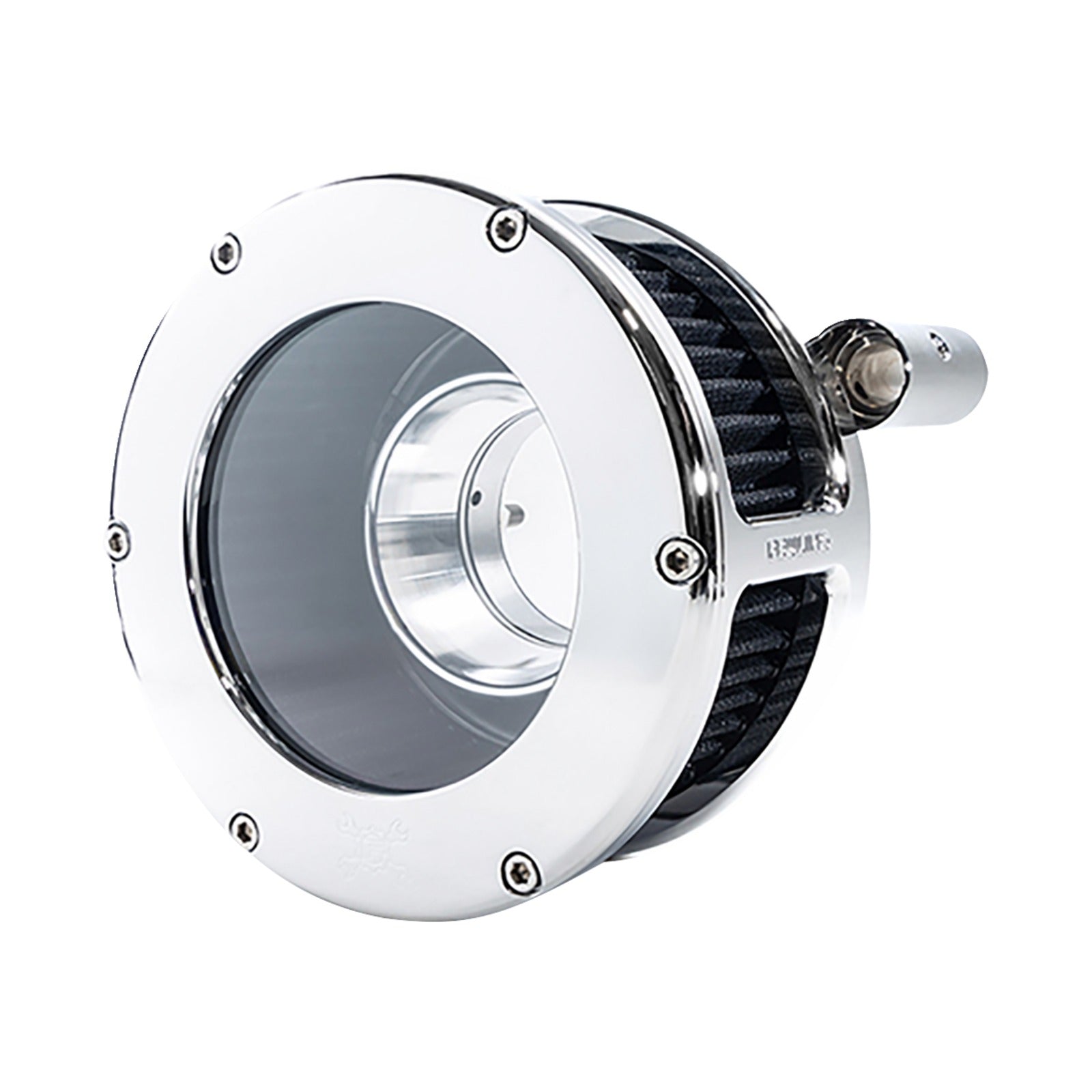 FEULING PARTS - BA AIR CLEANER KIT - CHROME/CLEAR WITH BLACK FILTER - '08-'17 DYNA/SOFTAIL/TOURING