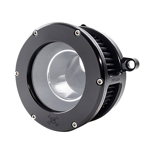 FEULING PARTS - BA AIR CLEANER KIT - BLACK/CLEAR WITH BLACK FILTER - M8