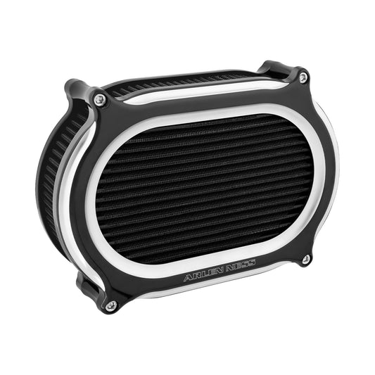 ARLEN NESS - STAGE 2 OVAL AIR CLEANER KIT - BLACK