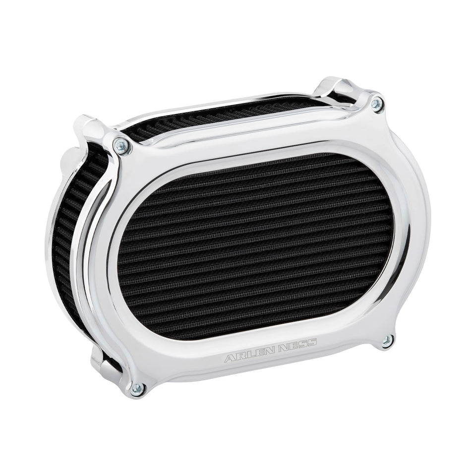 ARLEN NESS - STAGE 2 OVAL AIR CLEANER KIT - CHROME