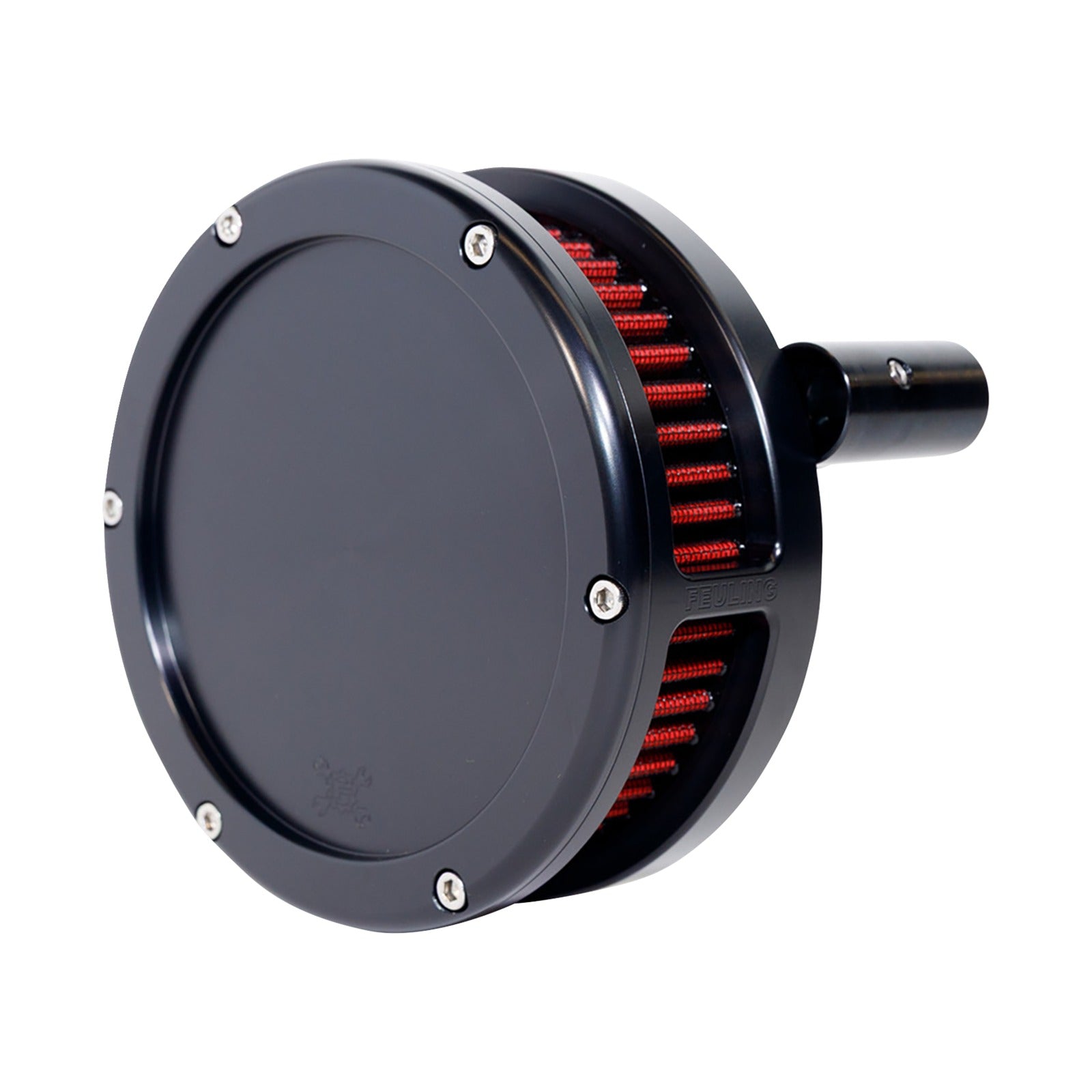 FEULING PARTS - SLIM BA AIR CLEANER KIT - BLACK - RED FILTER - '93-'99 EVO BIG TWIN