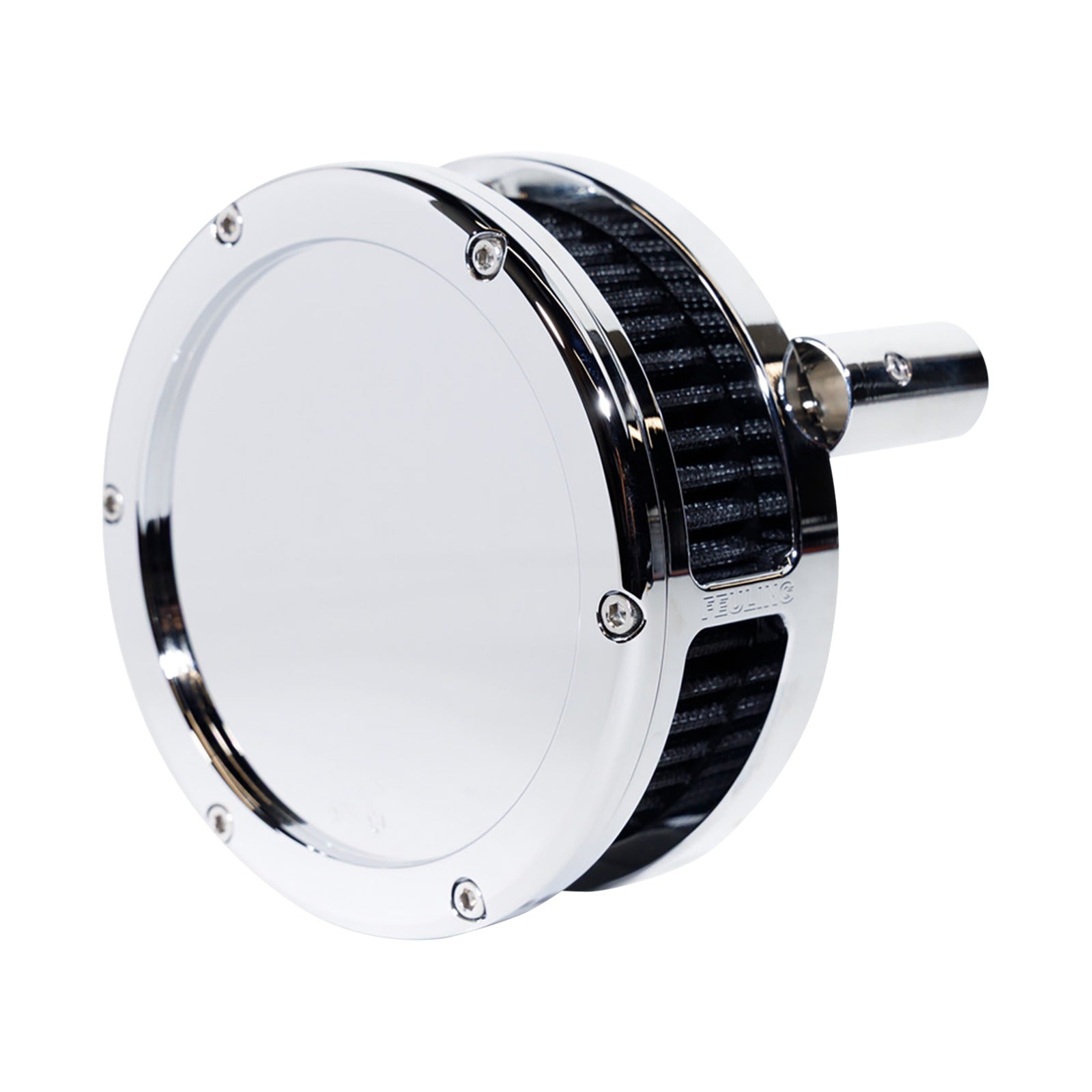 FEULING PARTS - SLIM BA AIR CLEANER KIT - CHROME - BLACK FILTER - '93-'99 EVO BIG TWIN