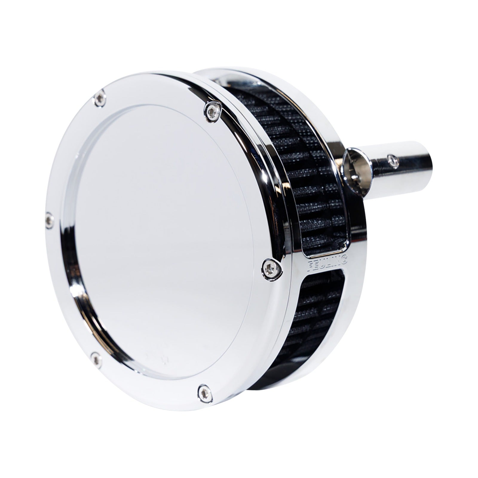 FEULING PARTS - SLIM BA AIR CLEANER KIT - CHROME - BLACK FILTER - TWIN CAM