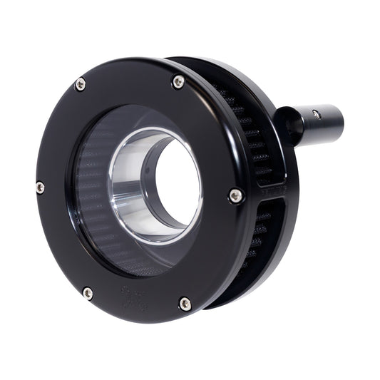 FEULING PARTS - SLIM BA AIR CLEANER KIT - BLACK/CLEAR - BLACK FILTER - '08-'17 TWIN CAM