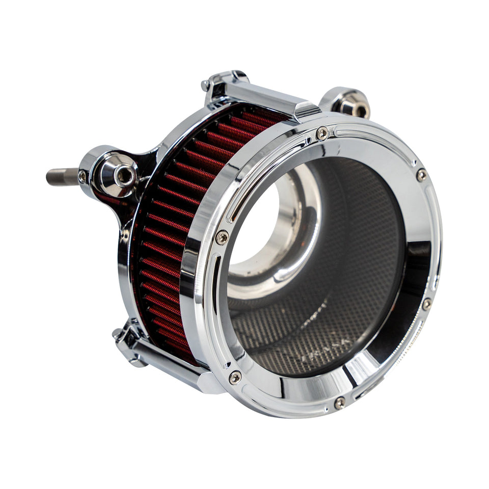 TRASK - 68 MM ASSAULT CHARGE AIR CLEANER - CHROME - GEN 2 M8